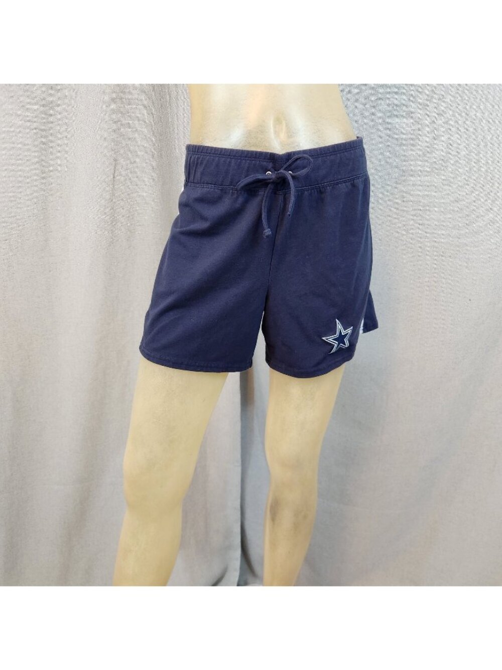 Concepts Sports Blue NFL Cowboys Elastic Waist Shorts Short Womens MEDIUM 8 - 10